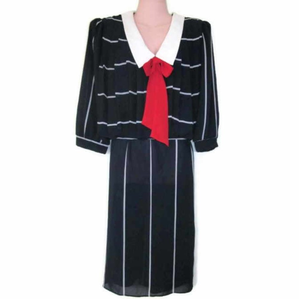 1980s vintage co ord midi skirt suit size medium